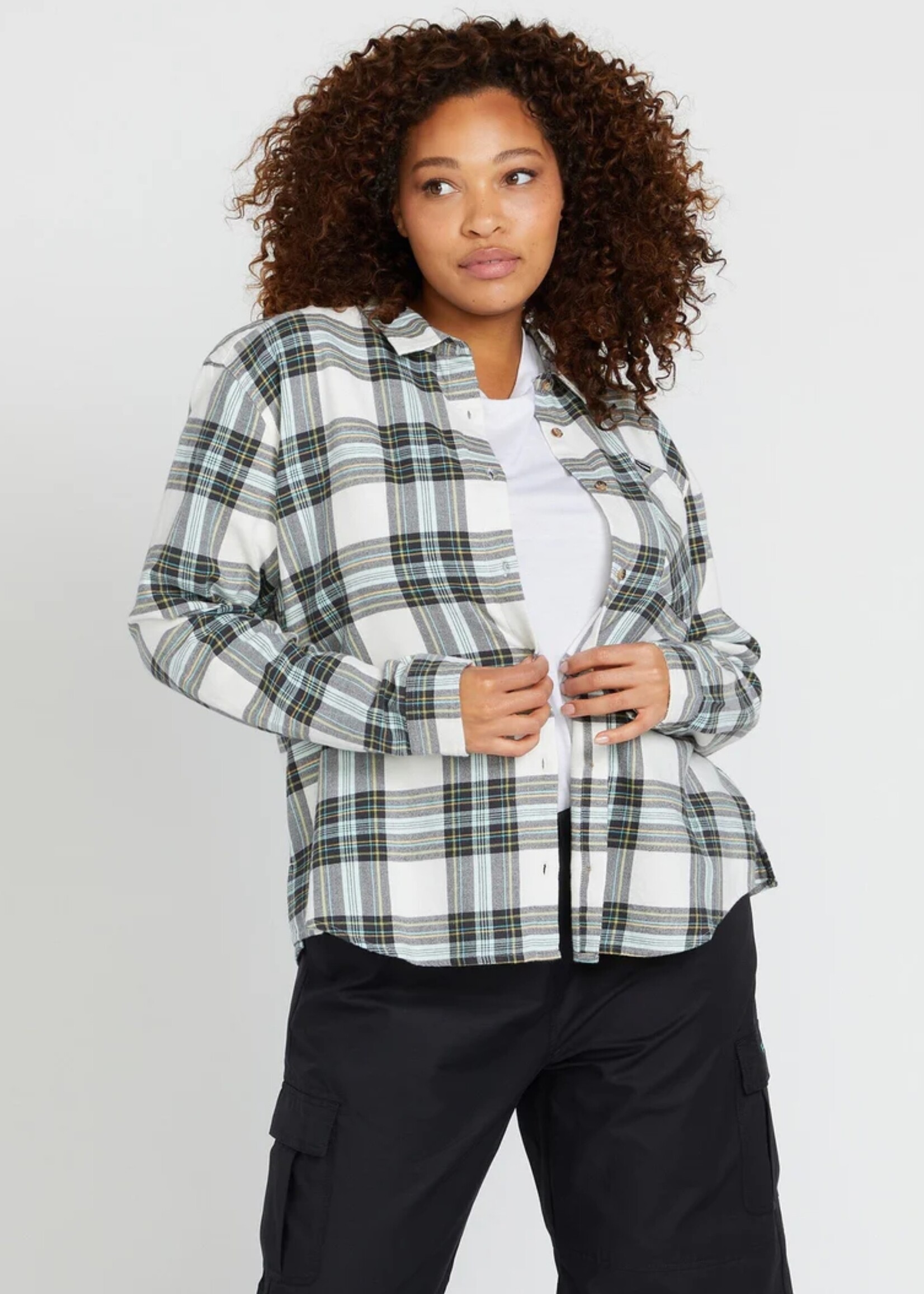 Volcom Plaid To Meet U Long Sleeve