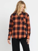 Volcom Women's Plaid To Meet U Long Sleeve