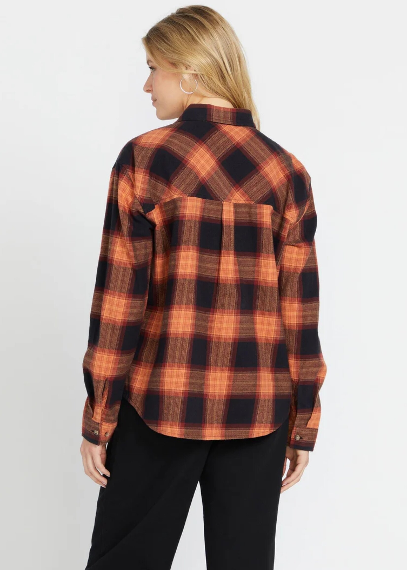 Volcom Plaid To Meet U Long Sleeve