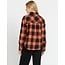 Volcom Women's Plaid To Meet U Long Sleeve