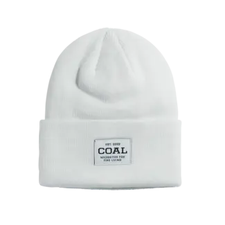 Coal Uniform Mid Beanie | White
