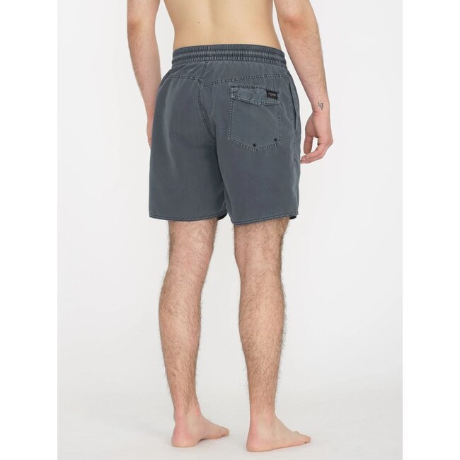 Volcom Men's Center Elastic Waist Swim Trunks 17{"