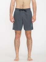Volcom Center Elastic Waist Swim Trunks