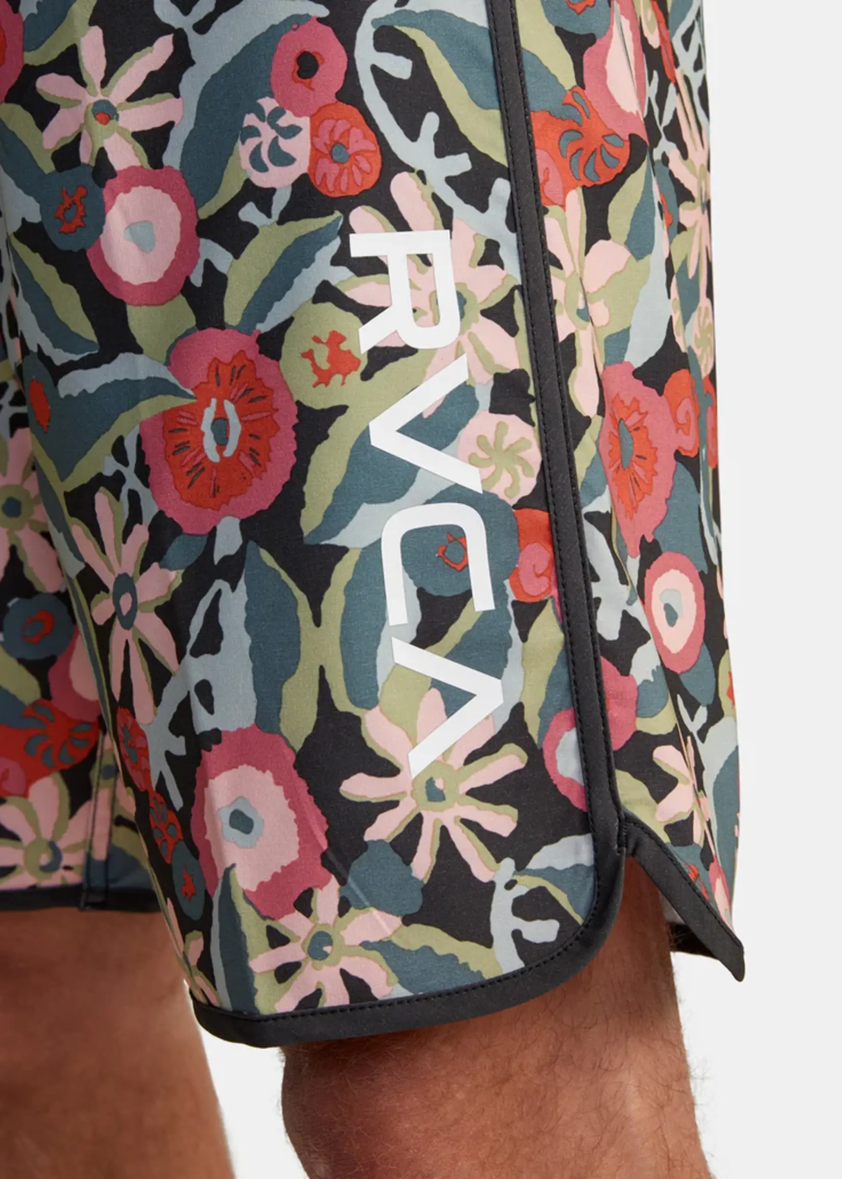 RVCA Men's Eastern 18" Boardshort | Multi Black