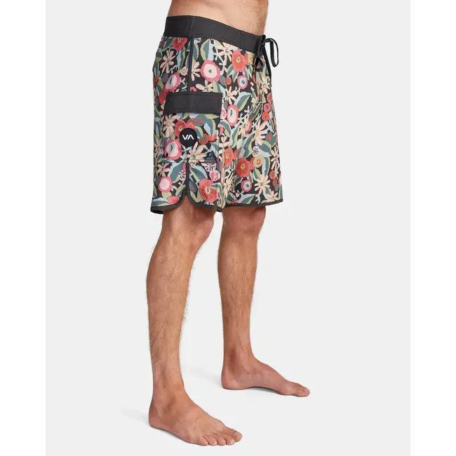 RVCA Men's Eastern 18" Boardshort | Multi Black