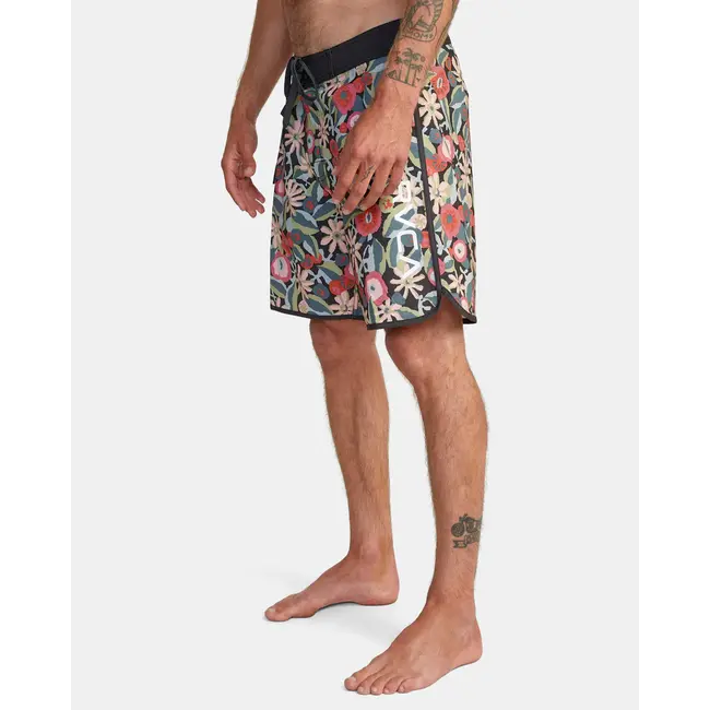 RVCA Men's Eastern 18" Boardshort | Multi Black