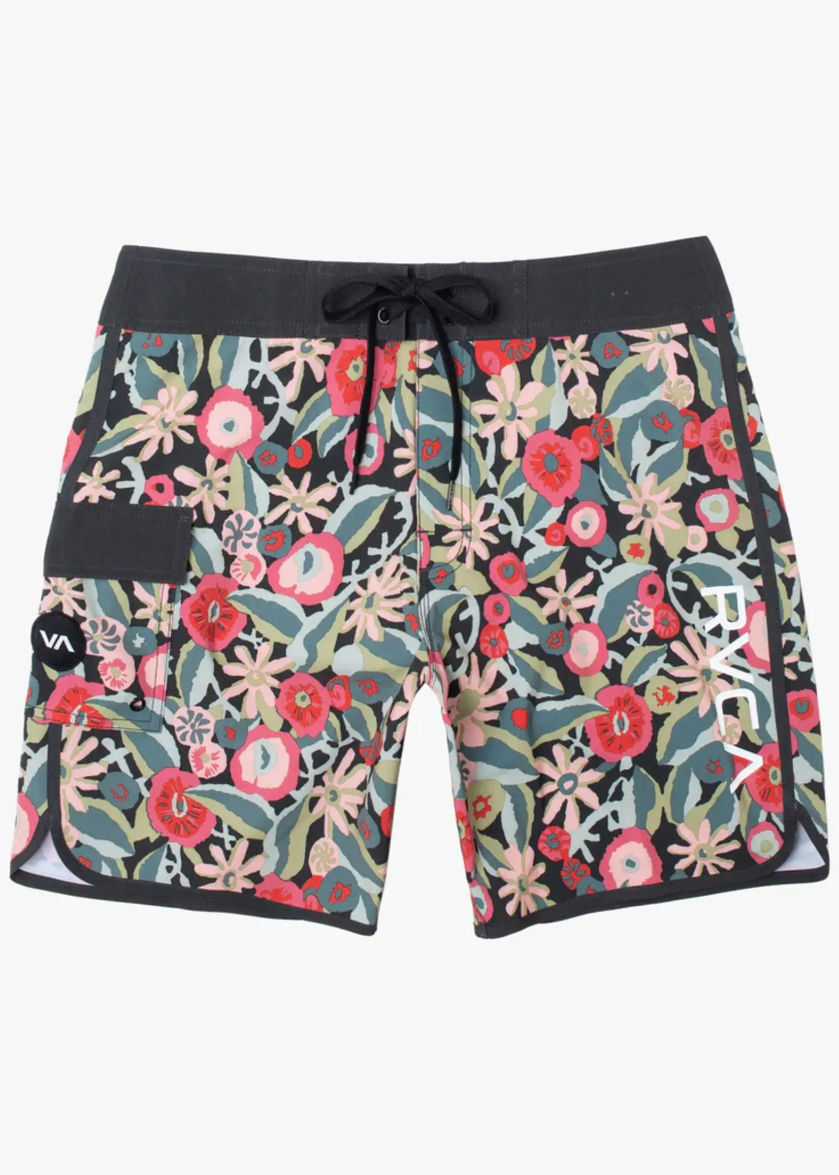 RVCA Men's Eastern 18" Boardshort | Multi Black