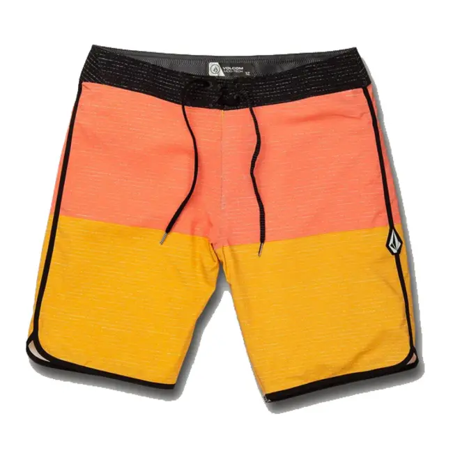 Volcom Men's Lido Heather Scallop 20" Boardshort | Mineral Yellow