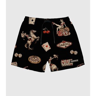 TEAMLTD Cowboy Casino Swim Short | Black