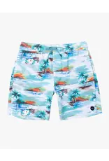 RVCA  VA Pigment Print Elastic Waist 17" Boardshort