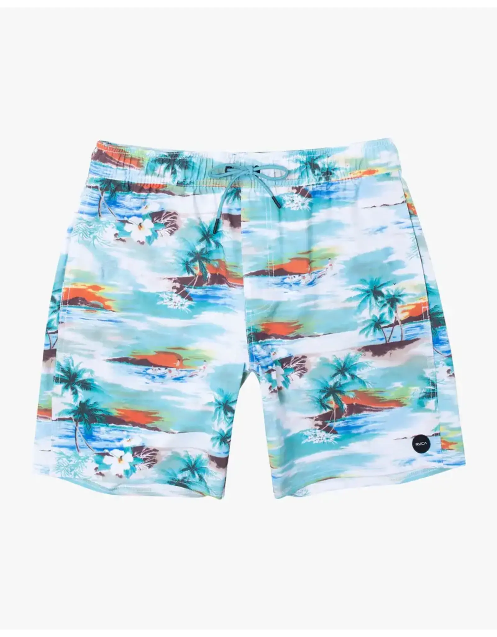 RVCA  VA Pigment Print Elastic Waist 17" Boardshort