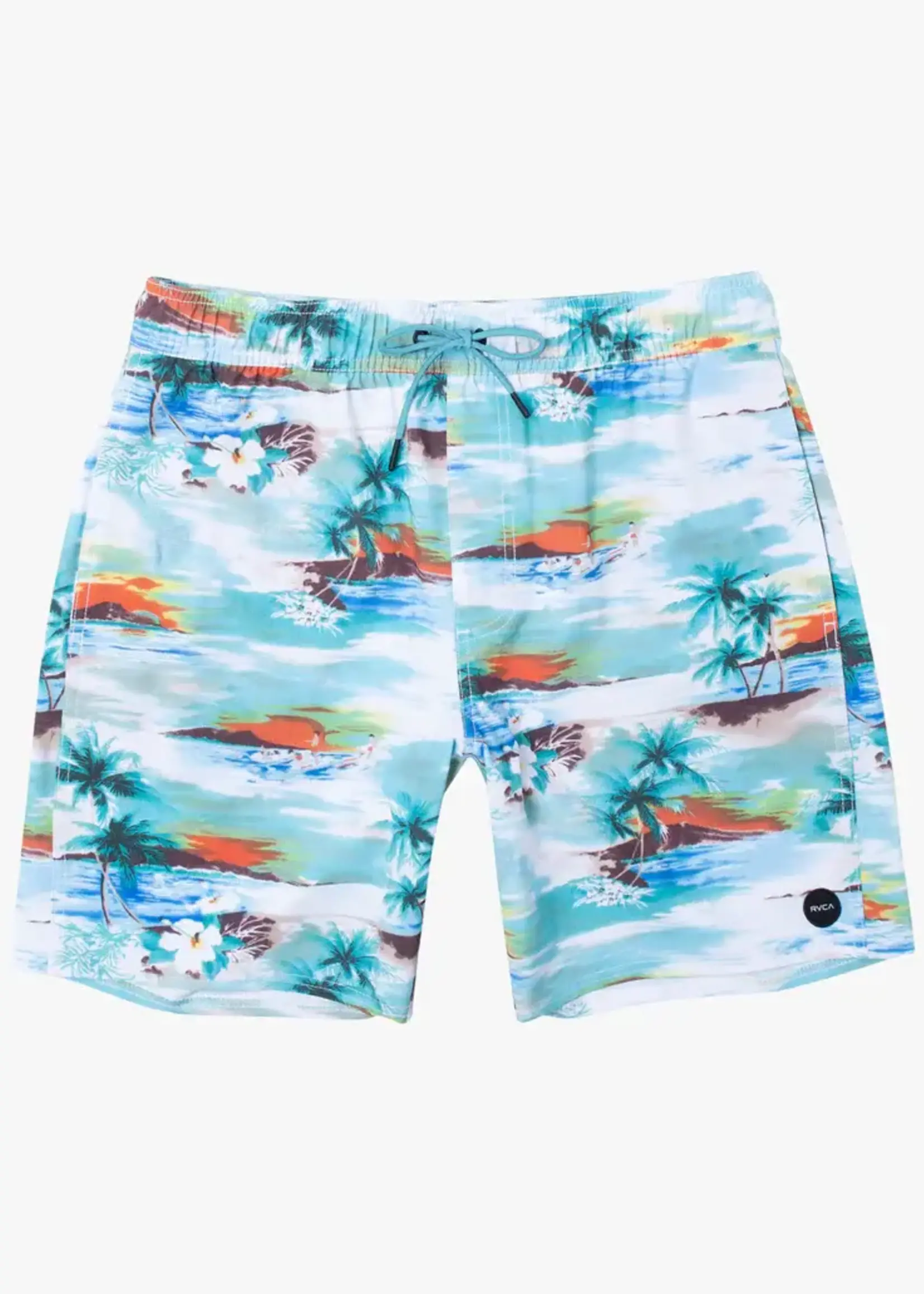 RVCA VA Pigment Print Elastic Waist 17" Boardshort