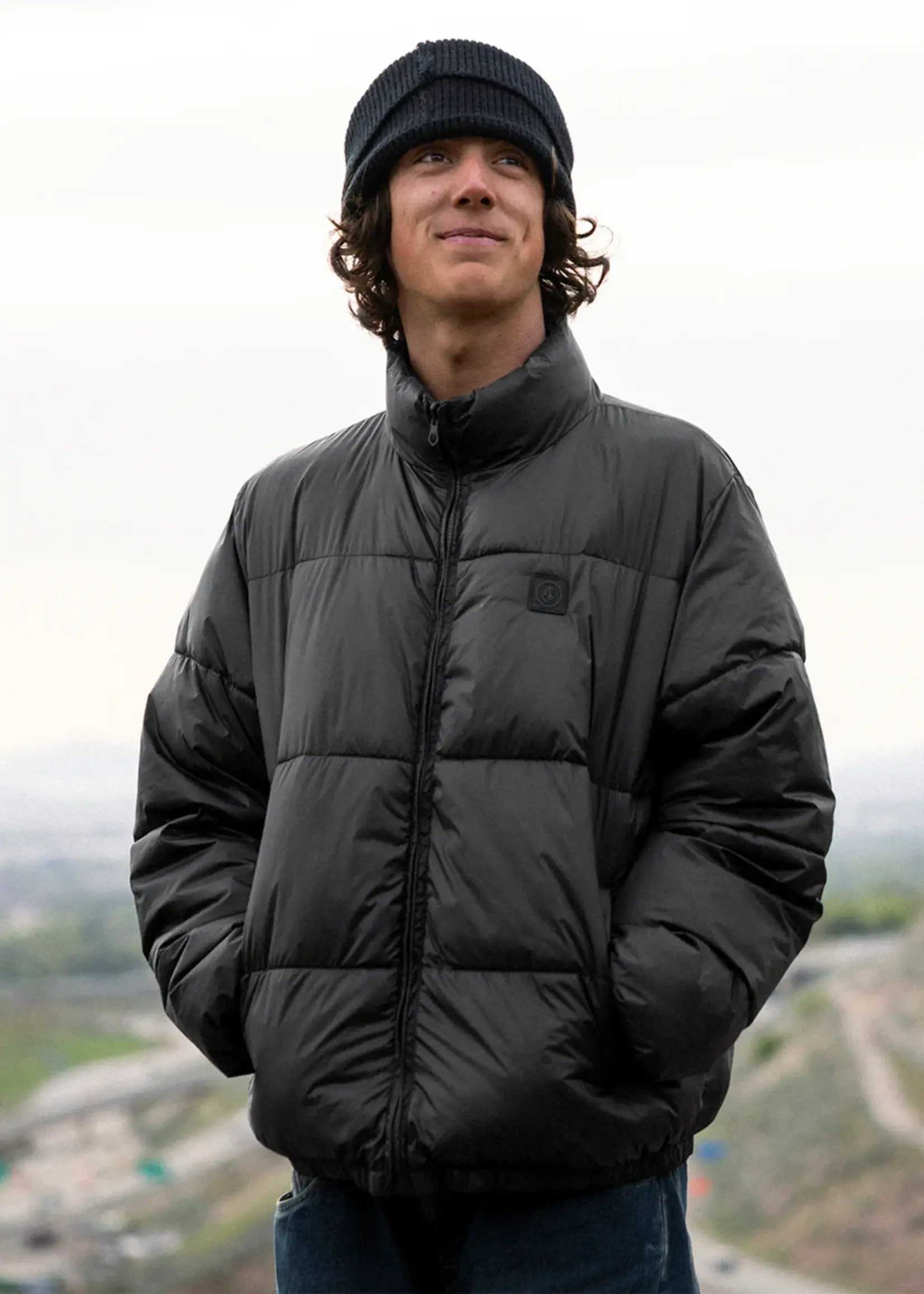 Volcom Men's Walltz Reversible Jacket - Black