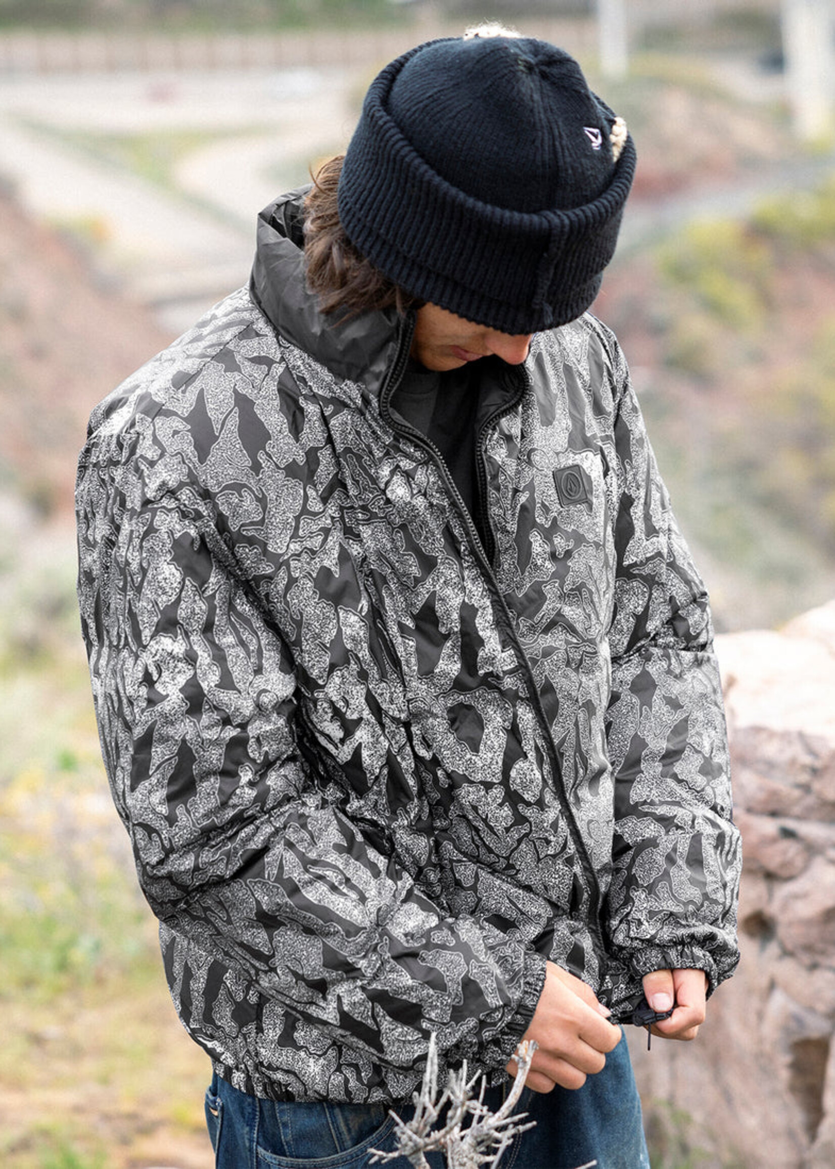 Volcom Men's Walltz Reversible Jacket - Black