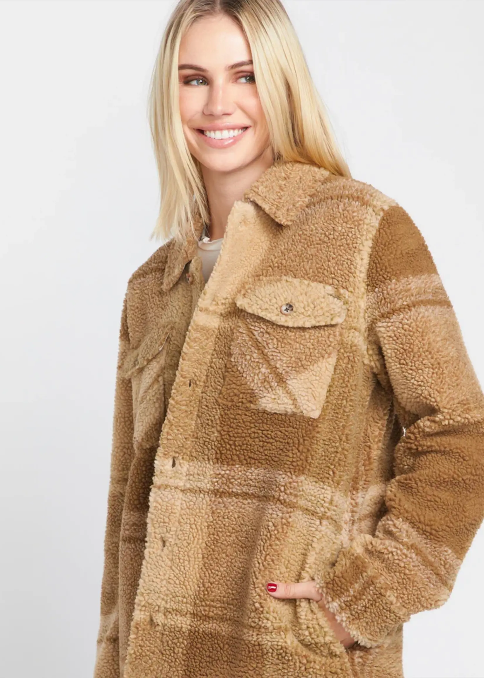 Volcom Women's Silent Sherpa Jacket | Mushroom