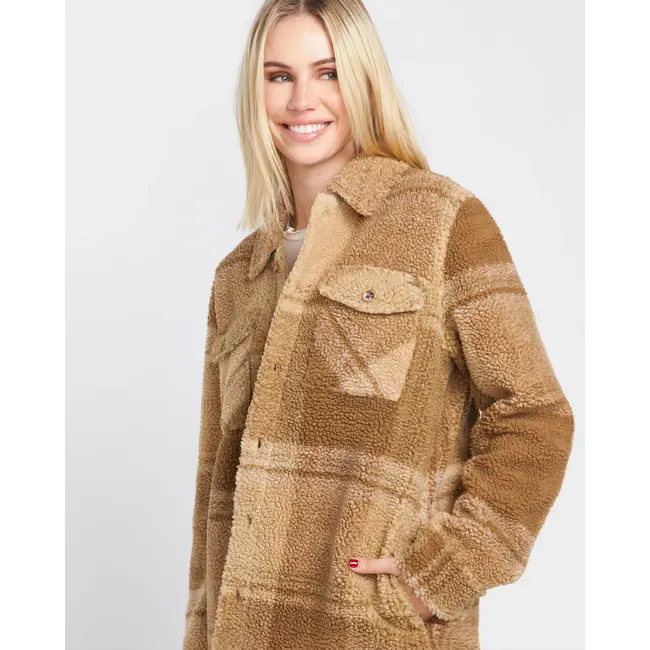 Volcom Women's Silent Sherpa Jacket | Mushroom