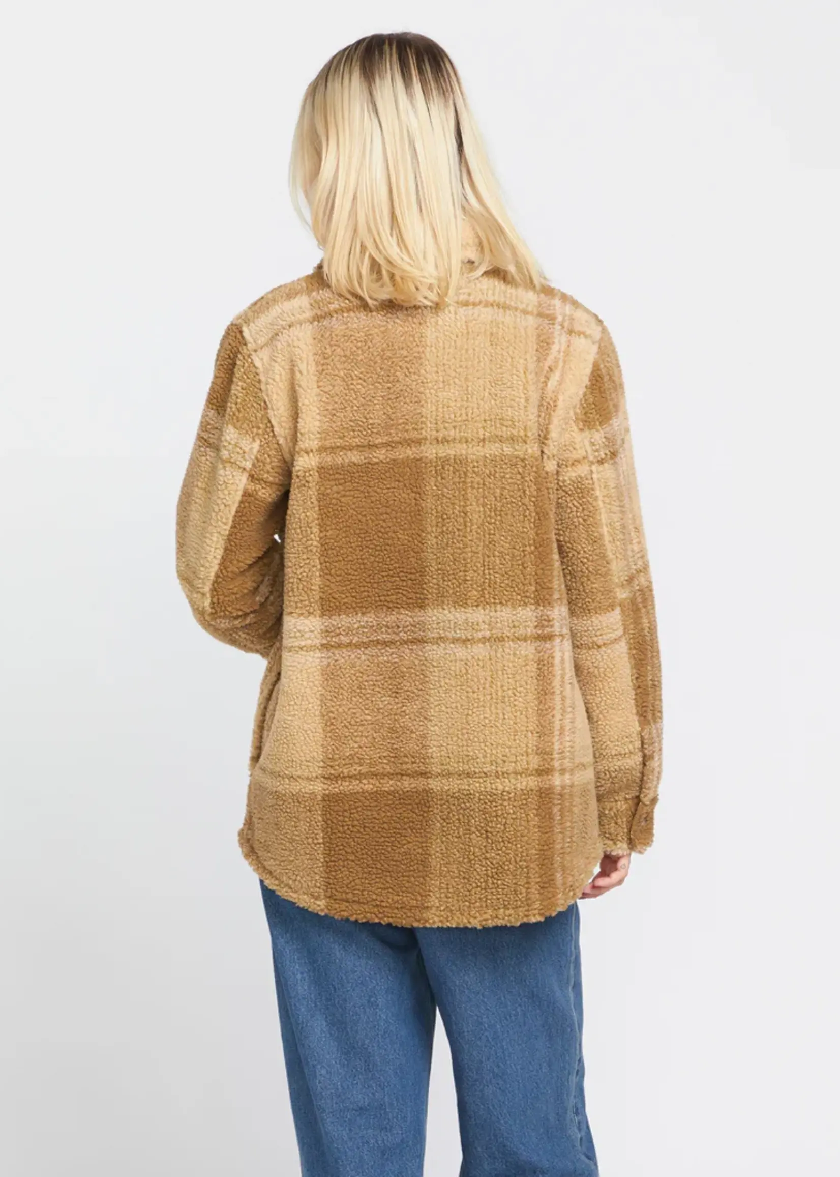 Volcom Women's Silent Sherpa Jacket | Mushroom