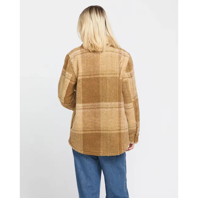 Volcom Women's Silent Sherpa Jacket | Mushroom