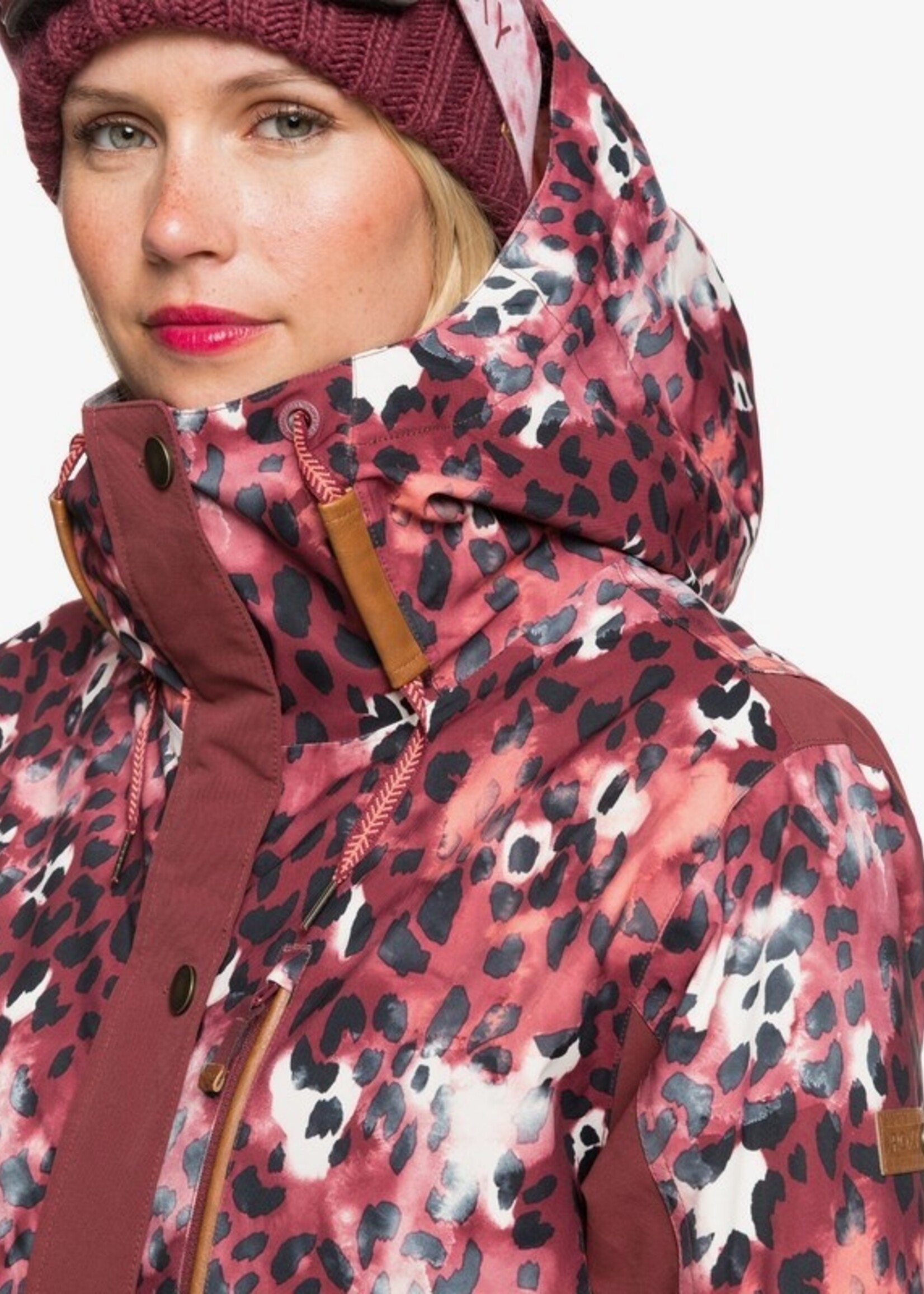 Roxy Women's Andie Snow Jacket | Oxblood
