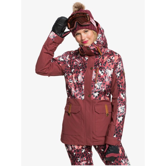 Roxy Women's Andie Snow Jacket | Oxblood