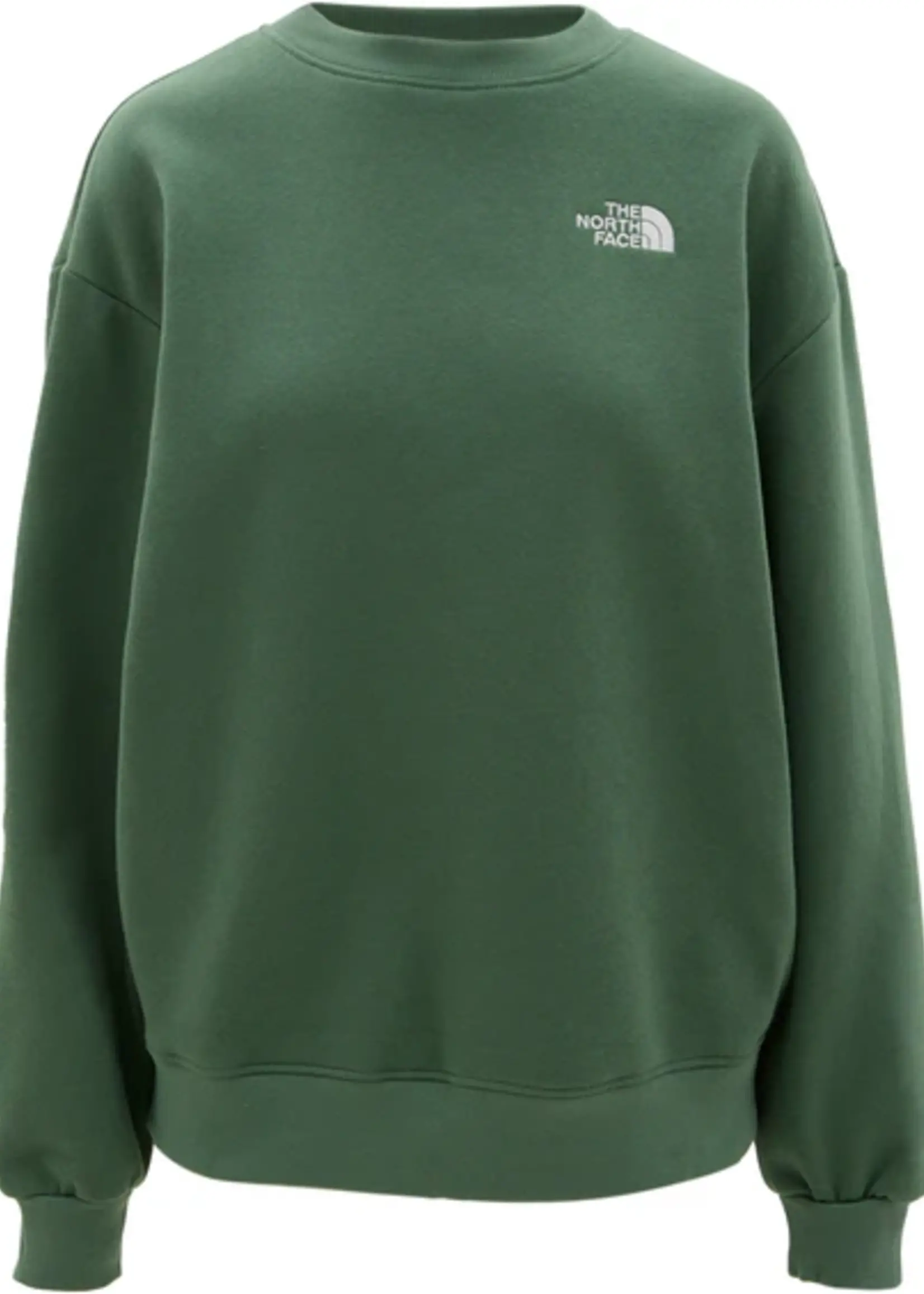 The North Face Women's Evolution Oversized Crewneck Sweater | Duck Green