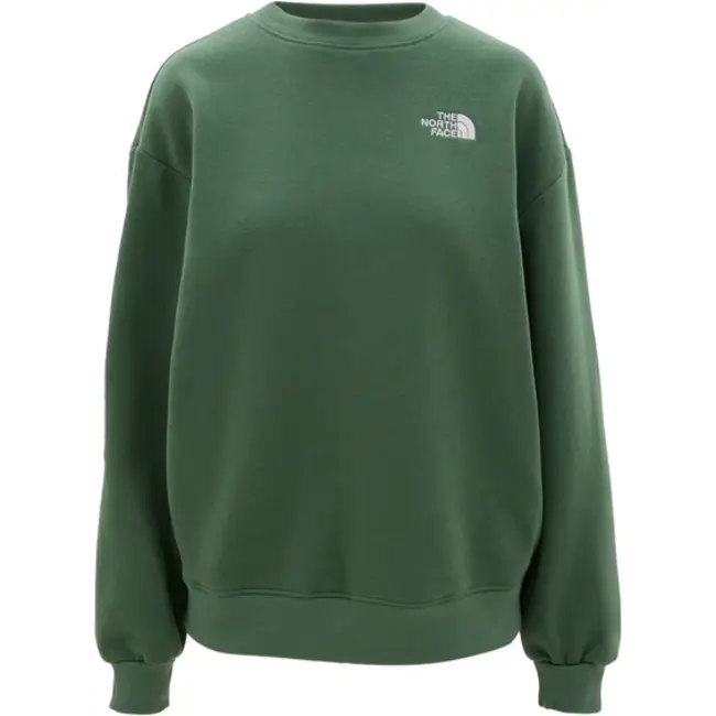 The North Face Women's Evolution Oversized Crewneck Sweater | Duck Green