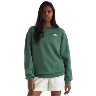 The North Face Women's Evolution Oversized Crewneck | Duck Green