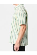 Brixton Cru Stripe Short Sleeve Woven Button Up