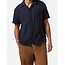 Brixton Men's Bunker Waffle Stripe Short Sleeve Woven Button up