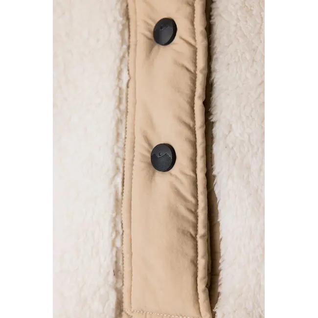 KAVU Women's Moon Ridge Sherpa Fleece Hoodie | Chalk