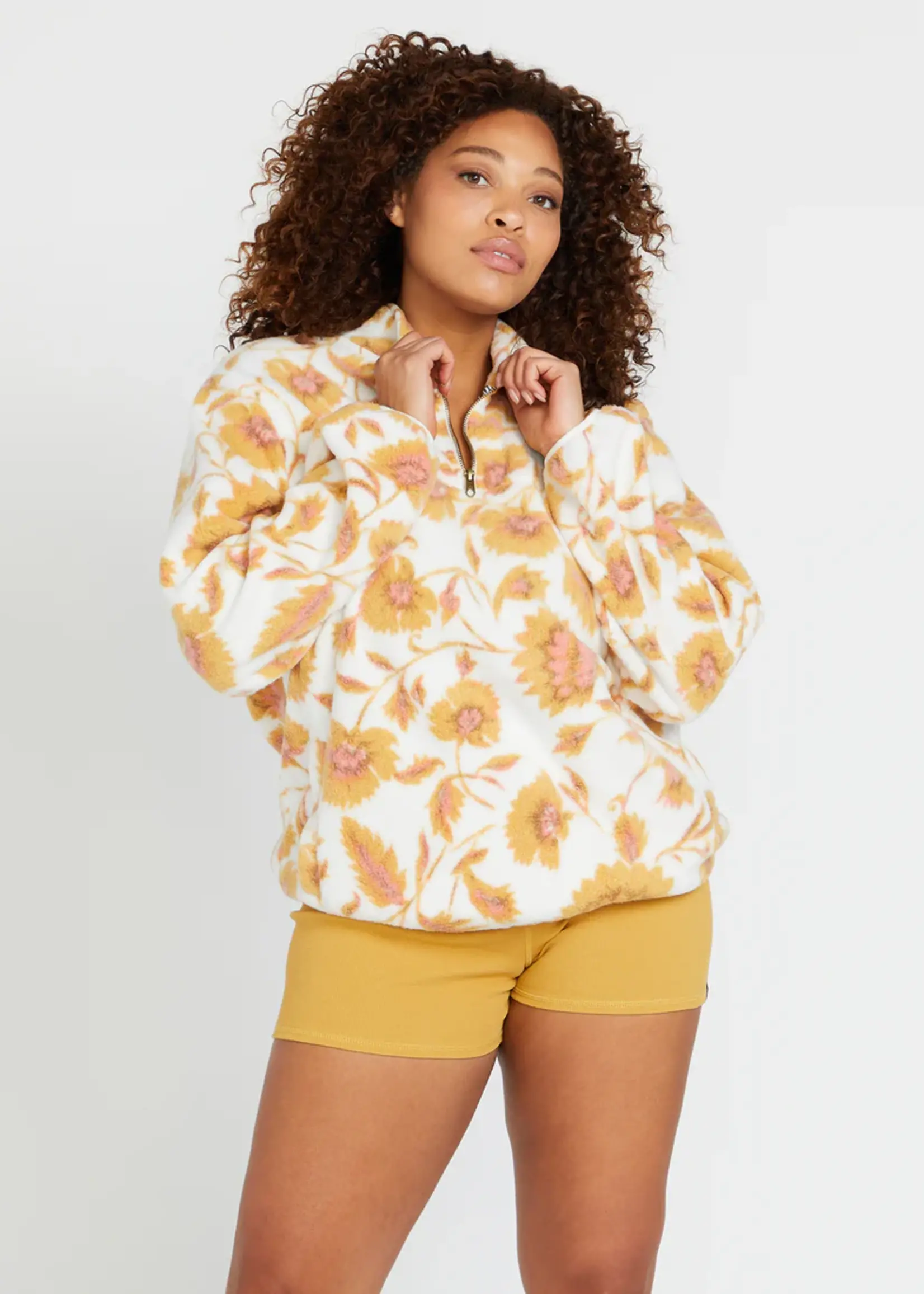 Volcom Pheelin It Mock Neck Pullover Sweater