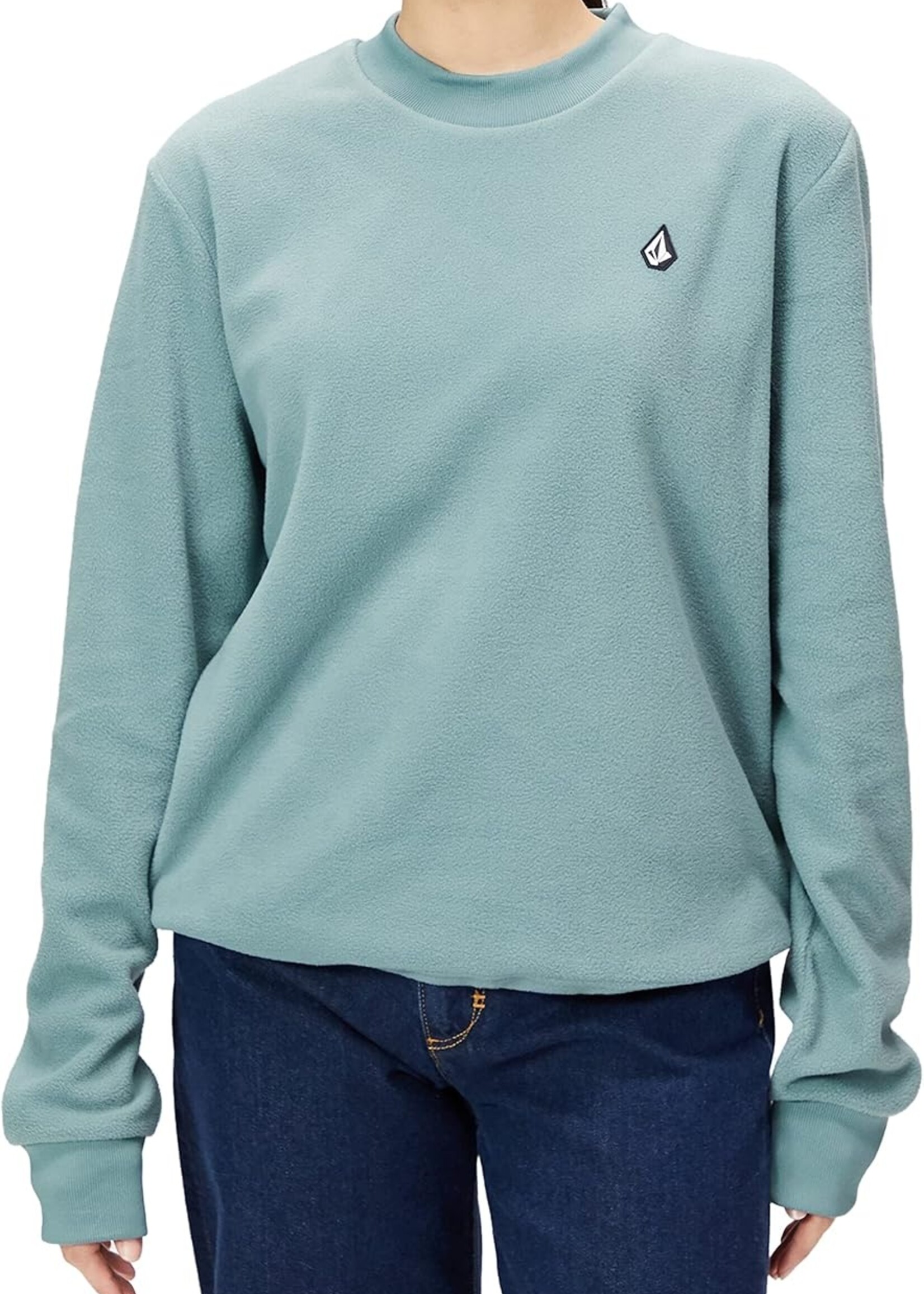 Volcom Women's Polar Fleece Crewneck Pullover
