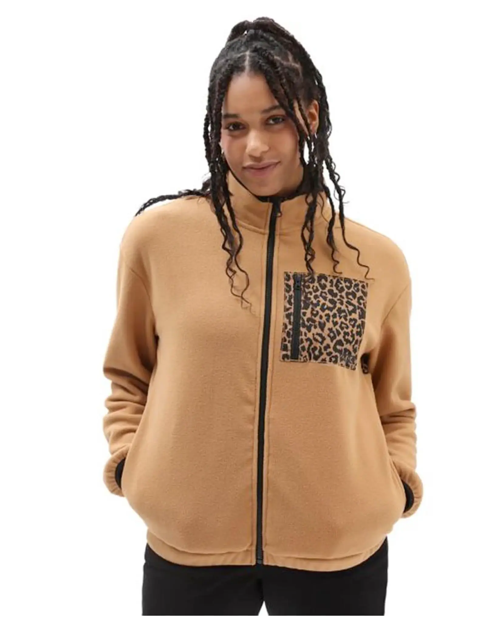 Vans Women's Quinn Mock Zip Up Fleece