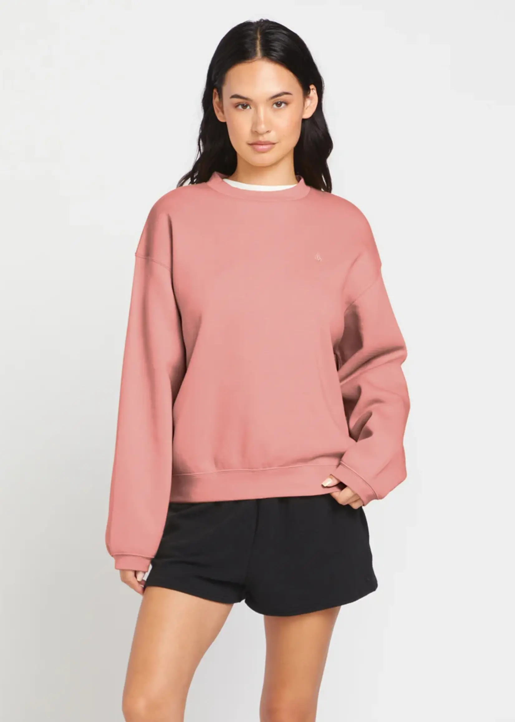 Volcom Women's Stone Heart Up Crew Sweatshirt
