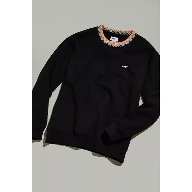 OBEY Verner Argyle Crewneck Sweater