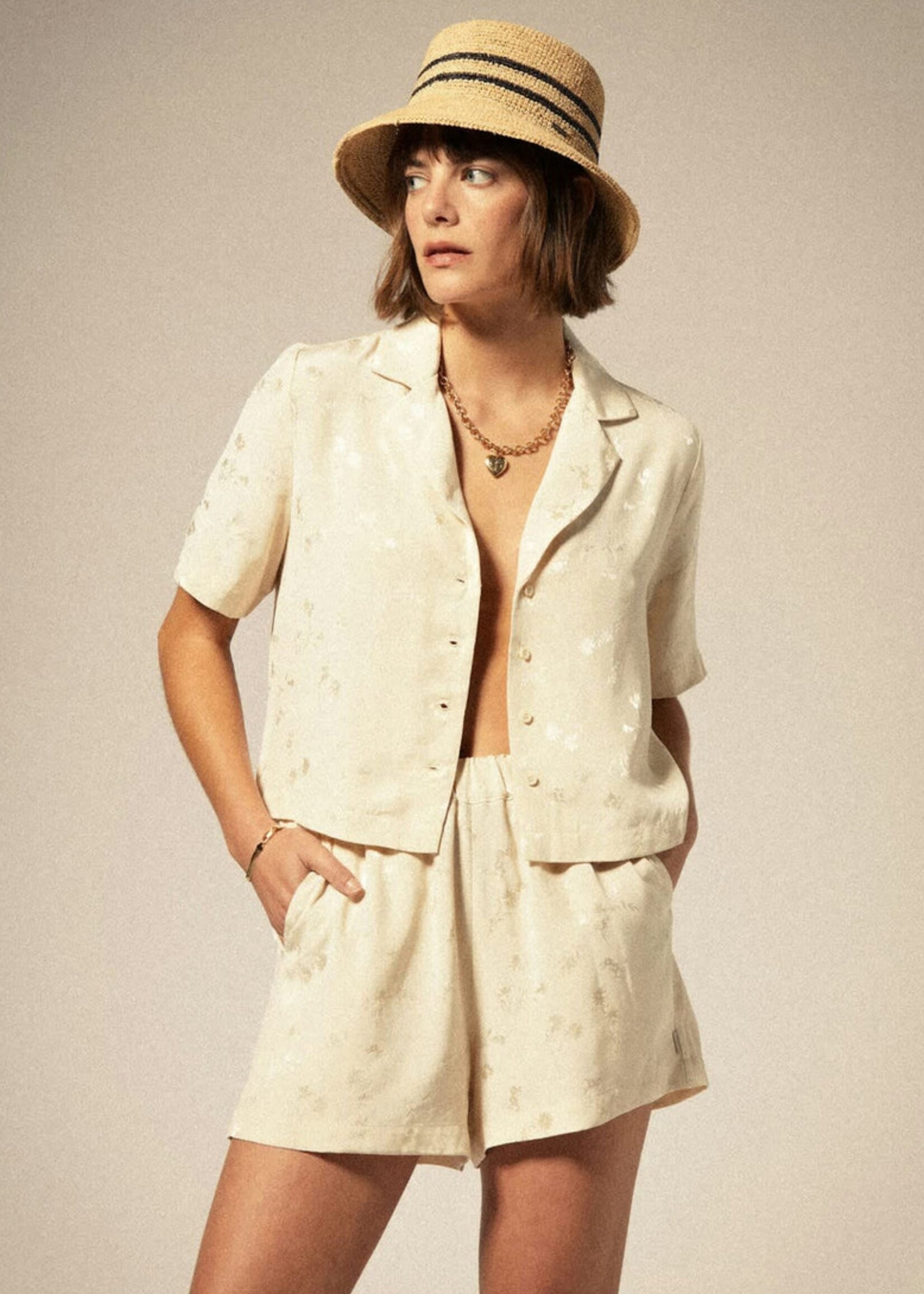 Brixton Women's Silky Jacquard Short