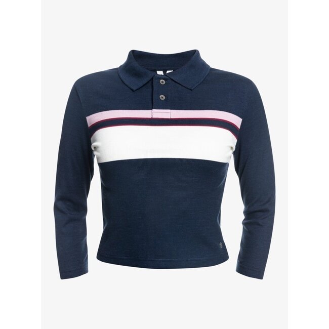 Roxy Women's Happy Place Long Sleeve Polo Shirt