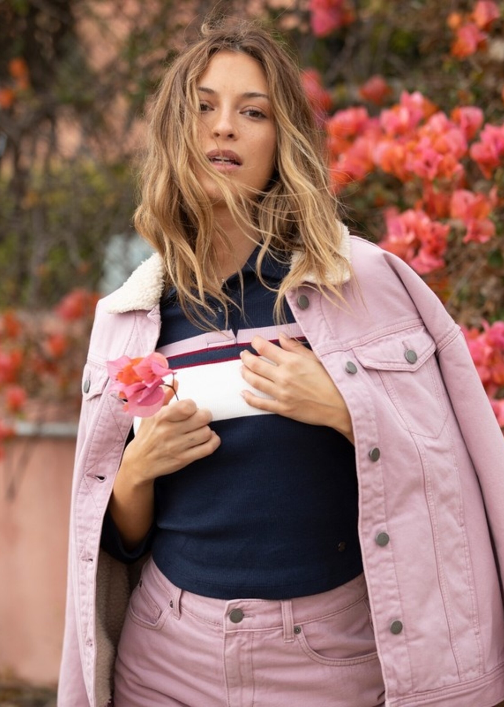 Roxy Women's Happy Place Long Sleeve Polo Shirt