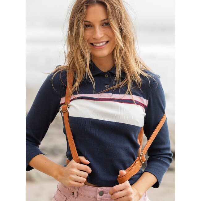 Roxy Women's Happy Place Long Sleeve Polo Shirt