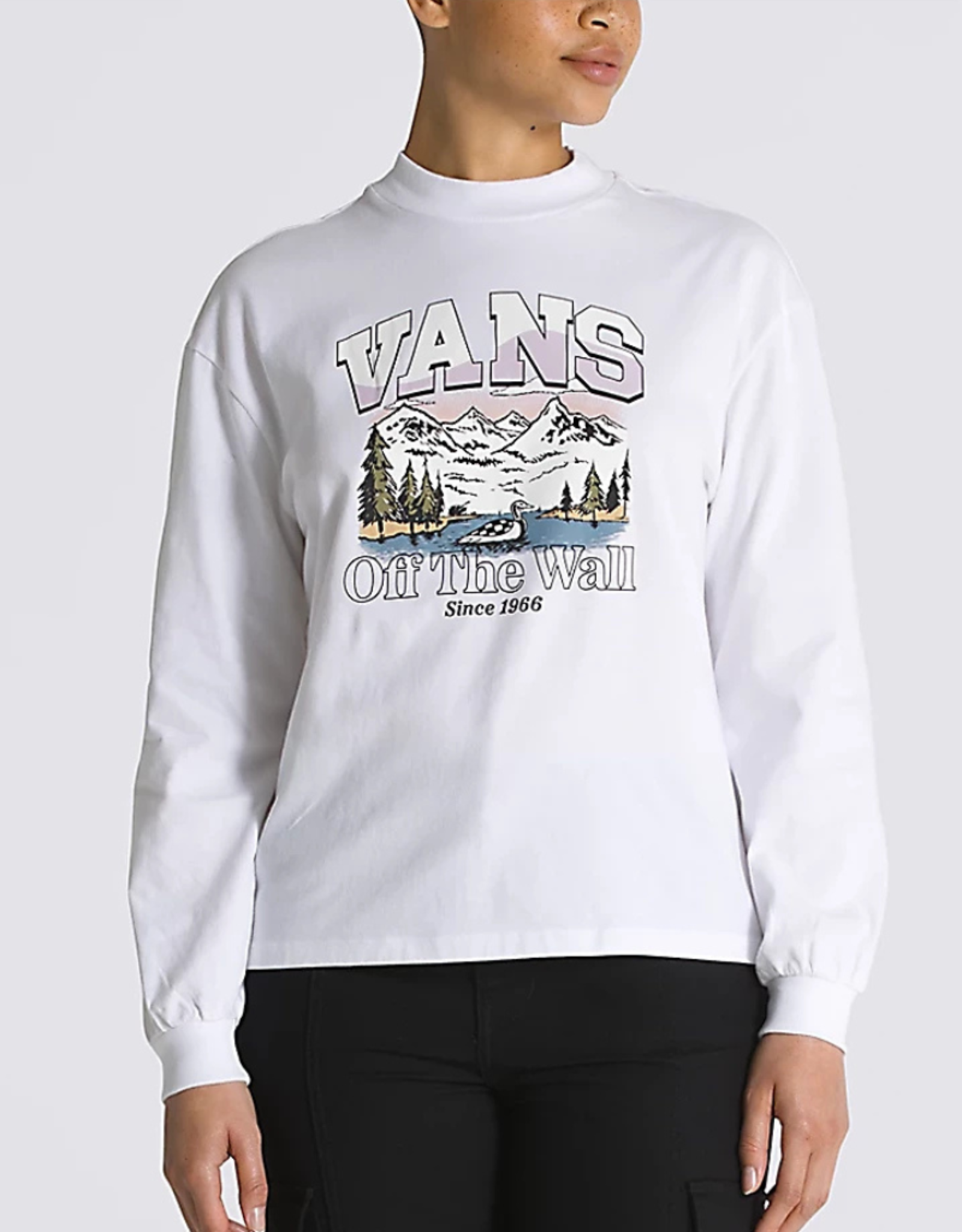 Vans Women's Off The Wall Springs Long Sleeve Mock Neck