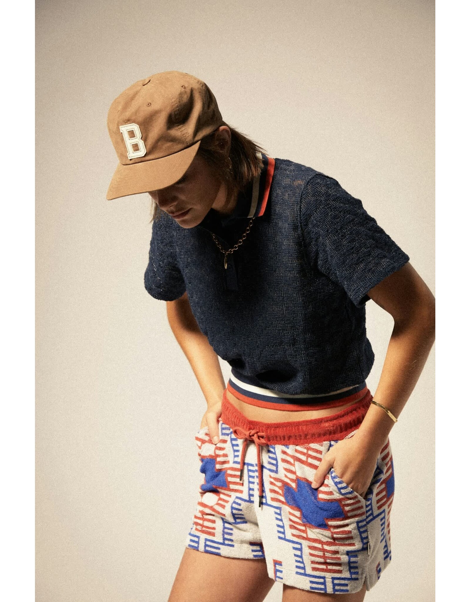 Brixton Women's Retro Mesh Short Sleeve Polo