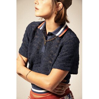 Brixton Retro Mesh Short Sleeve Polo