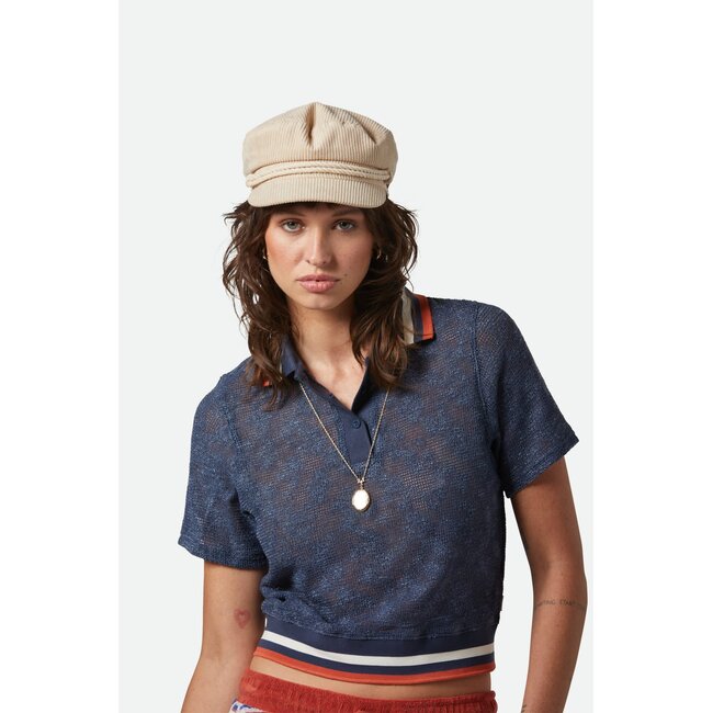 Brixton Women's Retro Mesh Short Sleeve Polo