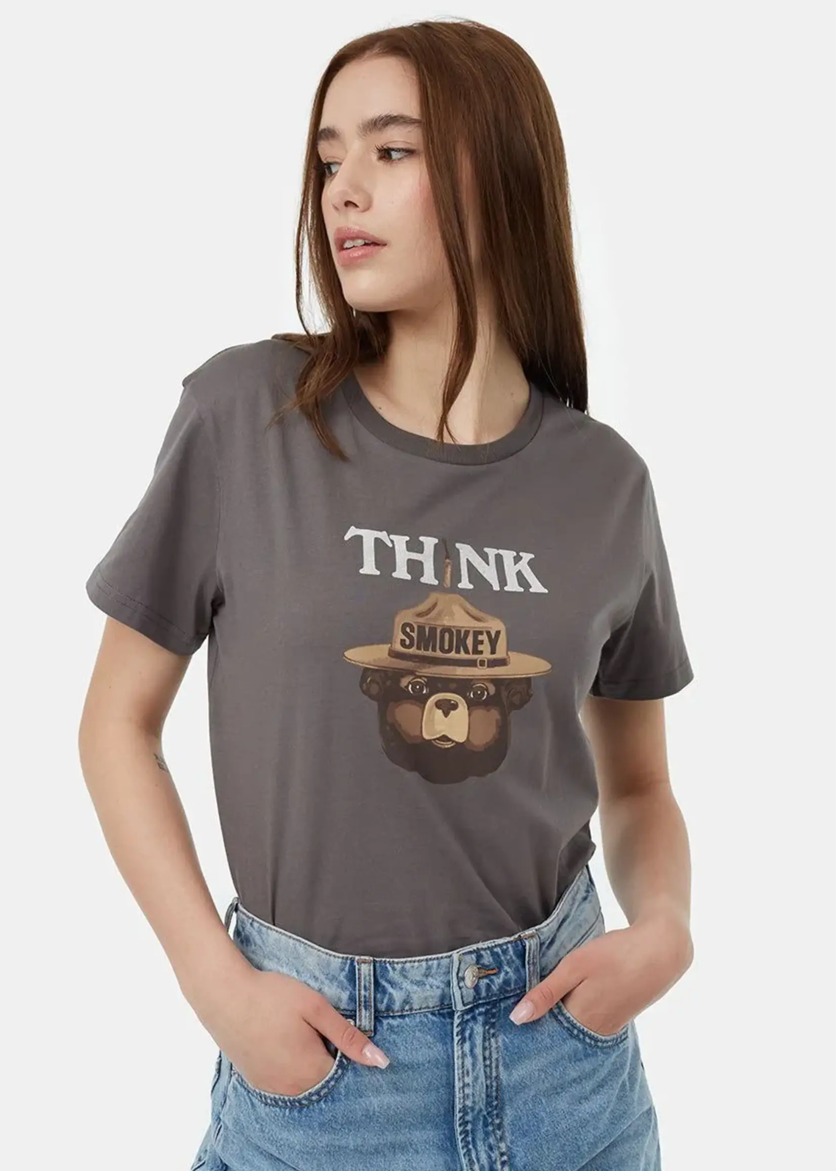 Women's Smokey Bear Think T-Shirt