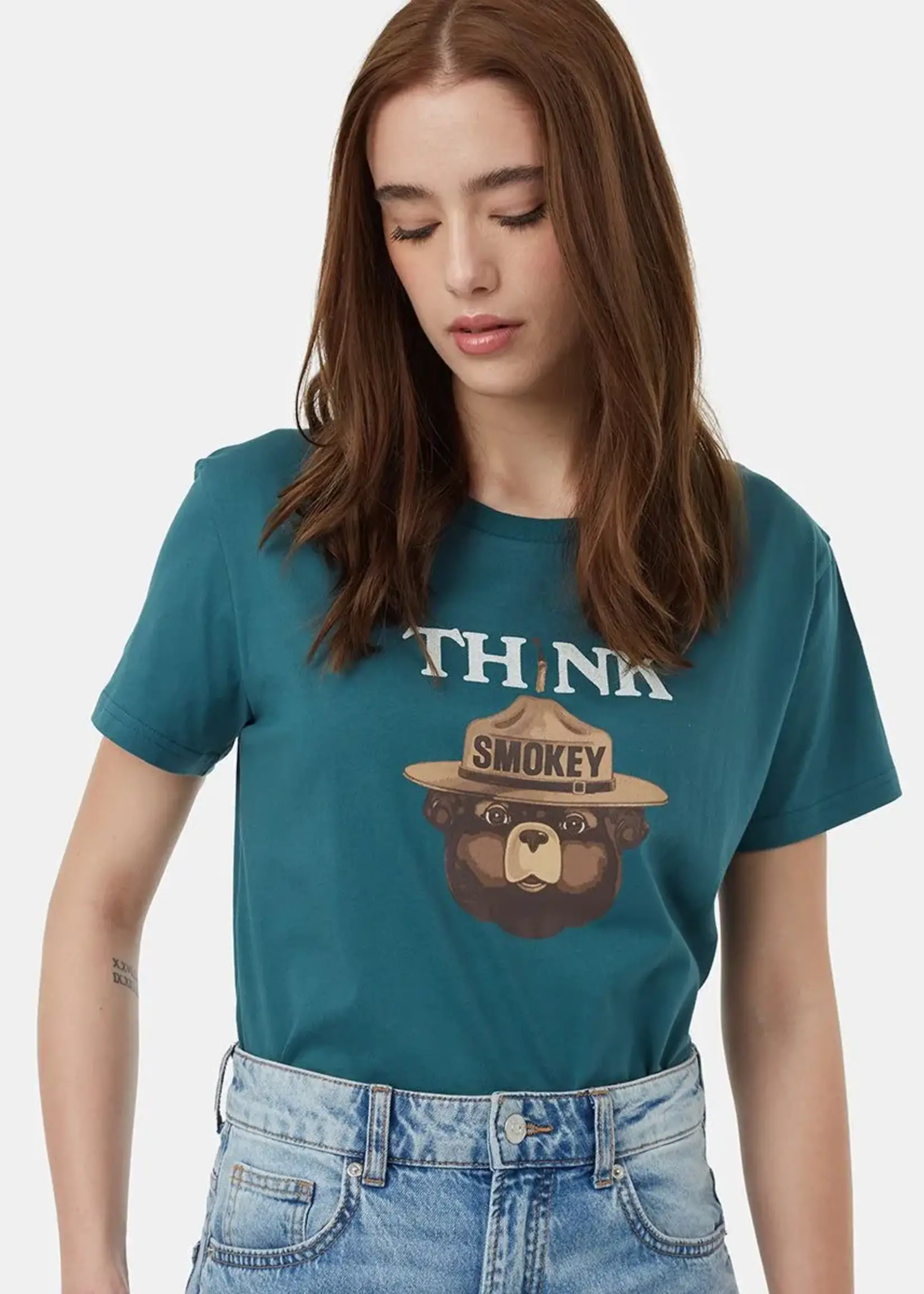 Women's Smokey Bear Think T-Shirt