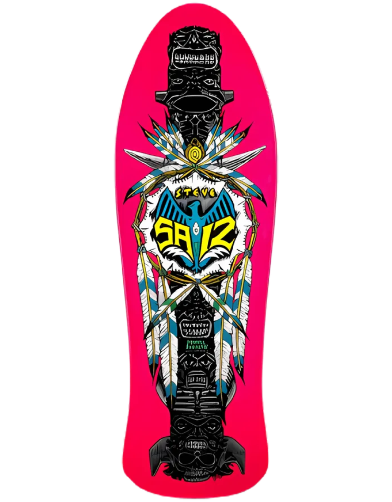 POWELL PERALTA Saiz Totem Retro Skateboard Deck 10" x 33.25"