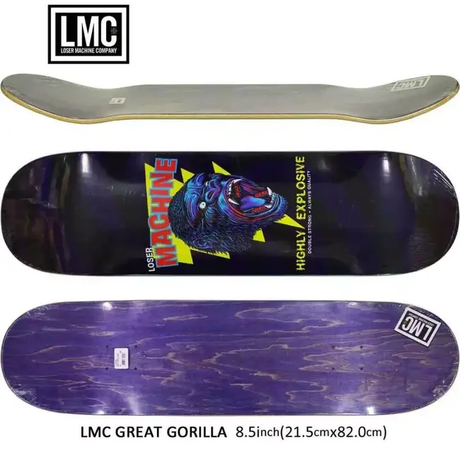 Loser Machine Great Gorilla Skateboard Deck 8.5"