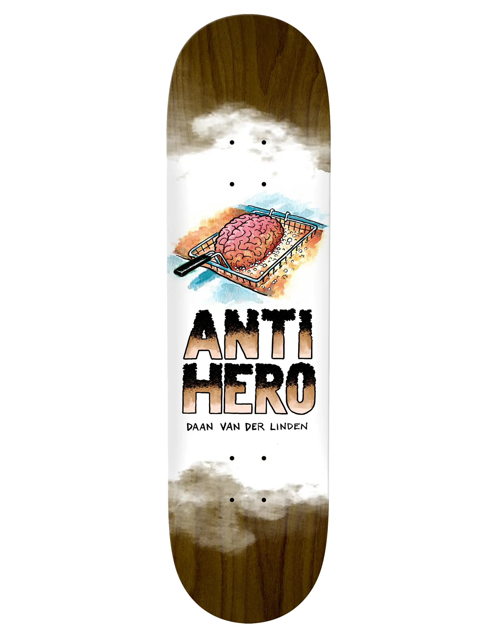 ANTIHERO Daan Toasted Fried Cooked Skateboard Deck 8.5"