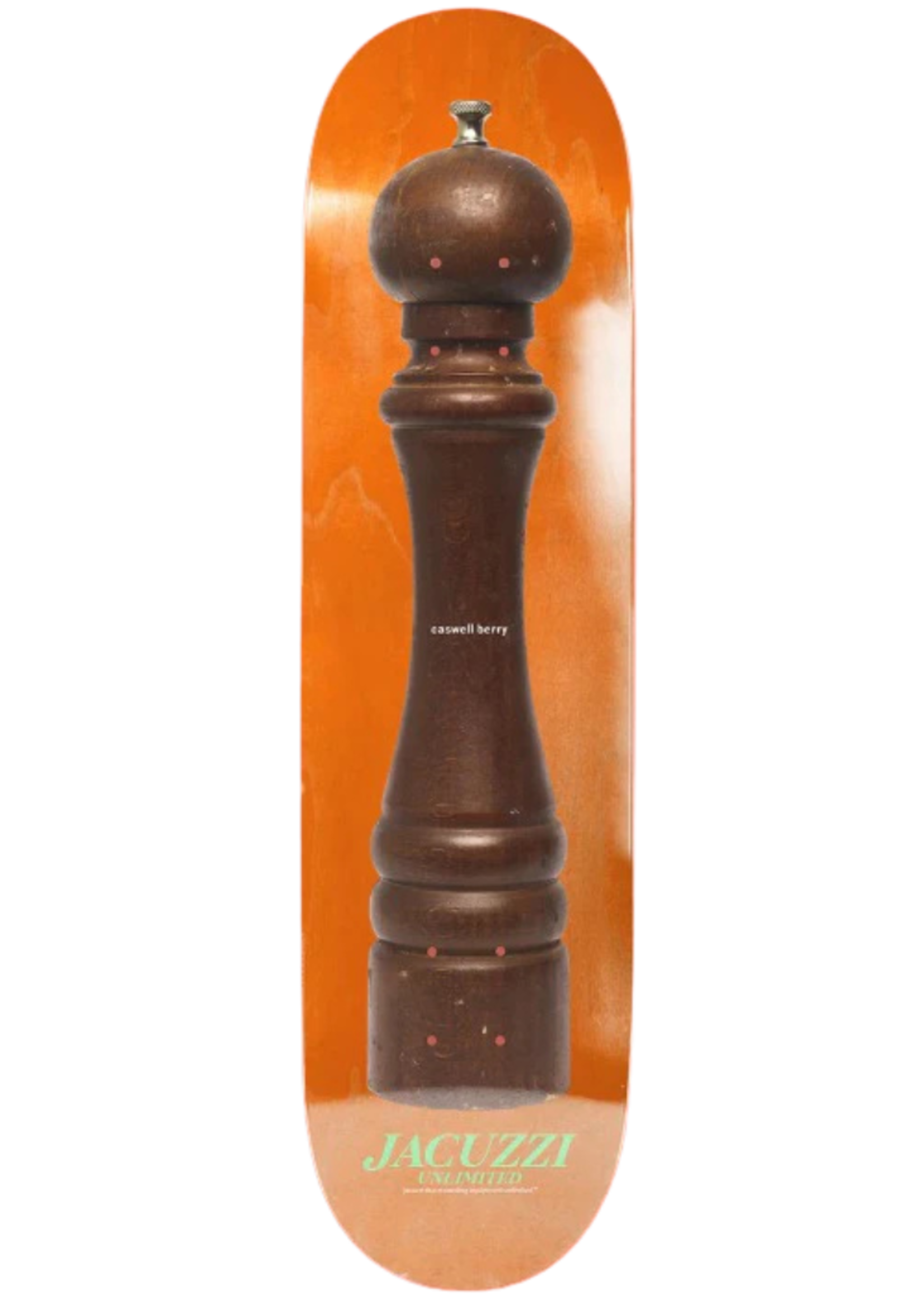 Jacuzzi Caswell Berry Pepper Grinder Skateboard Deck 8.25"
