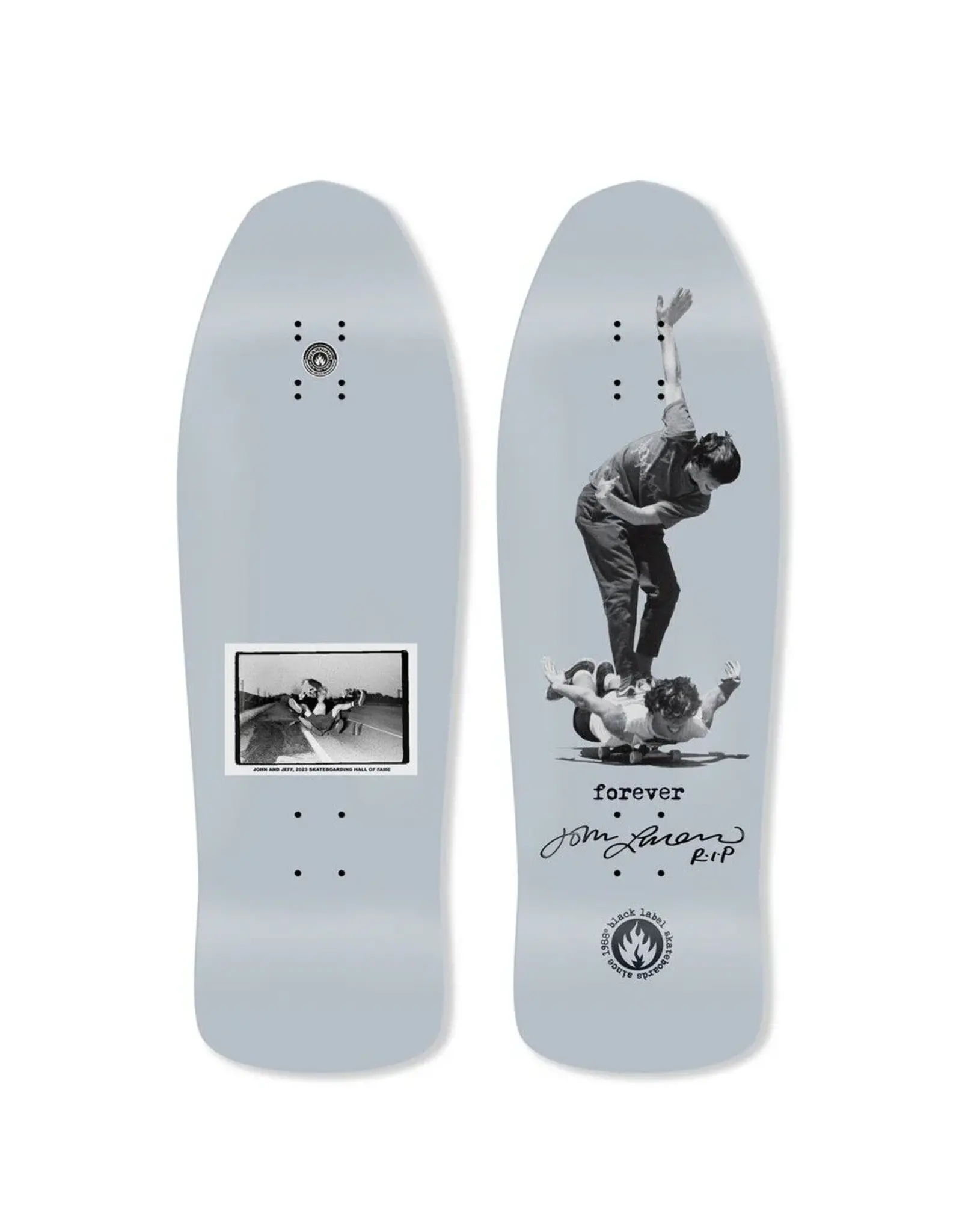 Black Label John & Jeff Forever Skateboard Deck 10"